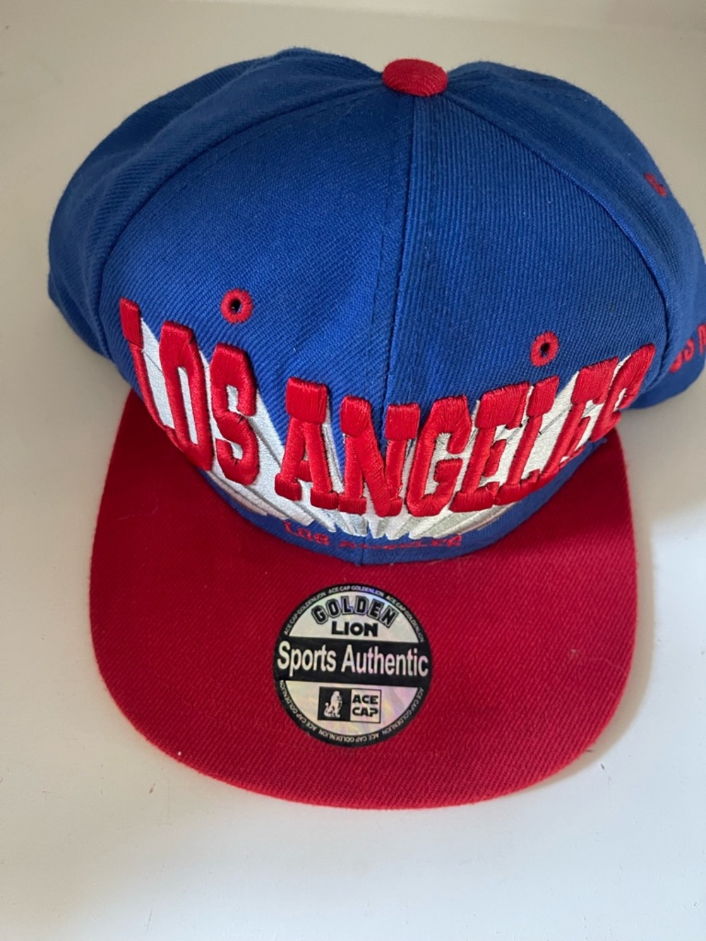 NWT Los Angeles Red & Blue Snapback Ballcap 🧢